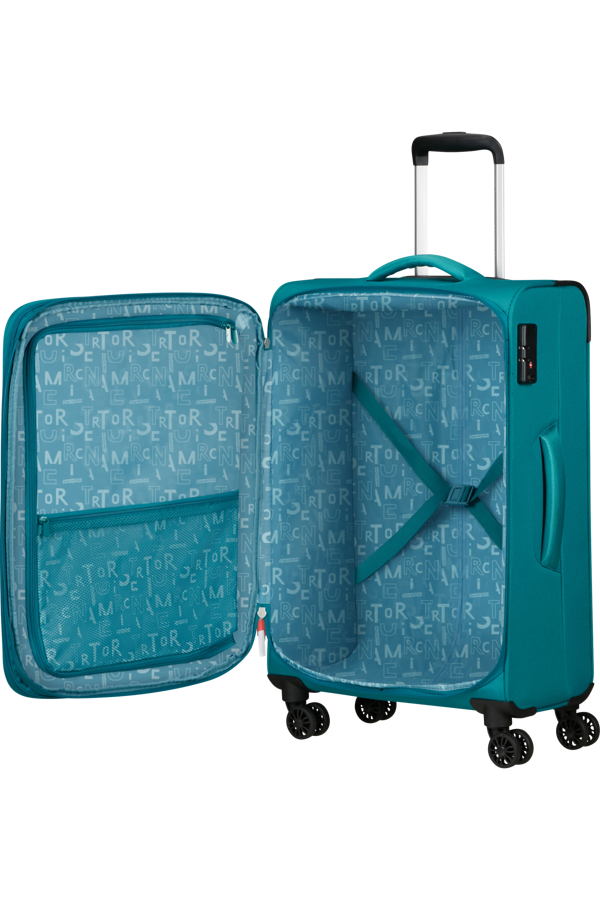 Mala de Viagem Média 68cm Expansível 4 Rodas Azul-Pedra - Pulsonic | American Tourister