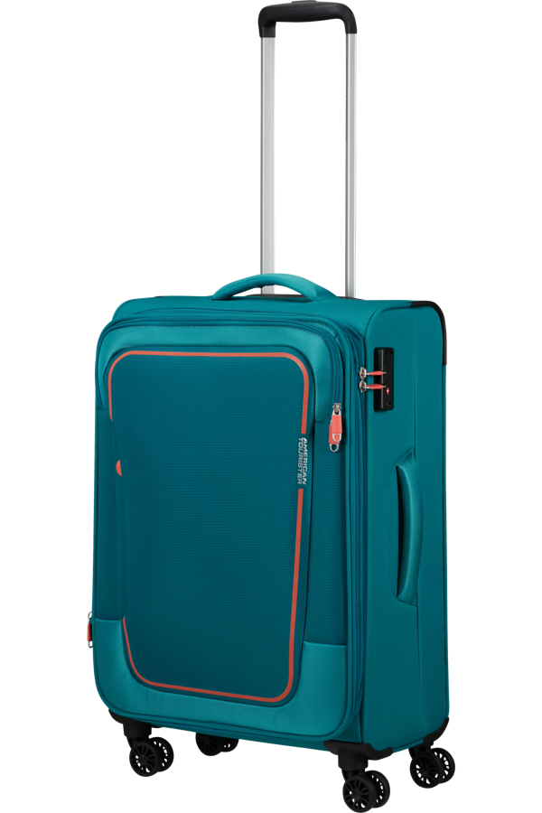 Mala de Viagem Média 68cm Expansível 4 Rodas Azul-Pedra - Pulsonic | American Tourister