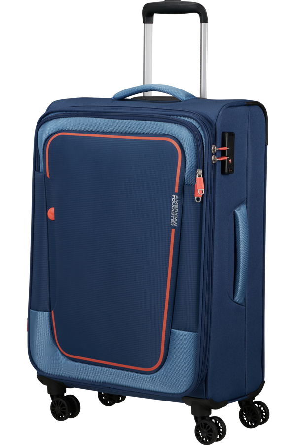 Mala de Viagem Média 68cm Expansível 4 Rodas Azul-Marinho - Pulsonic | American Tourister