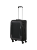 Mala de Viagem Média 68cm Expansível 4 Rodas Preto-Asfalto - Pulsonic | American Tourister