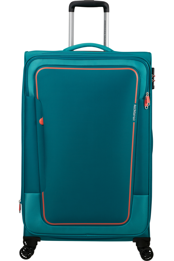 Mala de Viagem Grande 81cm Expansível 4 Rodas Azul-Pedra - Pulsonic | American Tourister