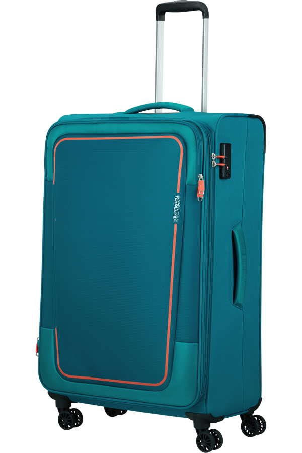 Mala de Viagem Grande 81cm Expansível 4 Rodas Azul-Pedra - Pulsonic | American Tourister