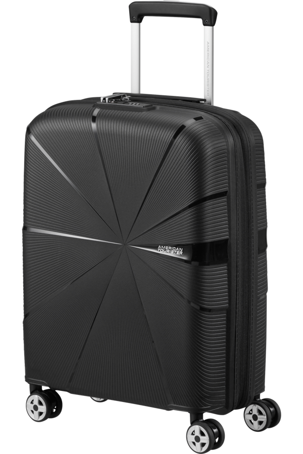 Mala de Cabine 55cm Expansível 4 Rodas Preta - StarVibe | American Tourister