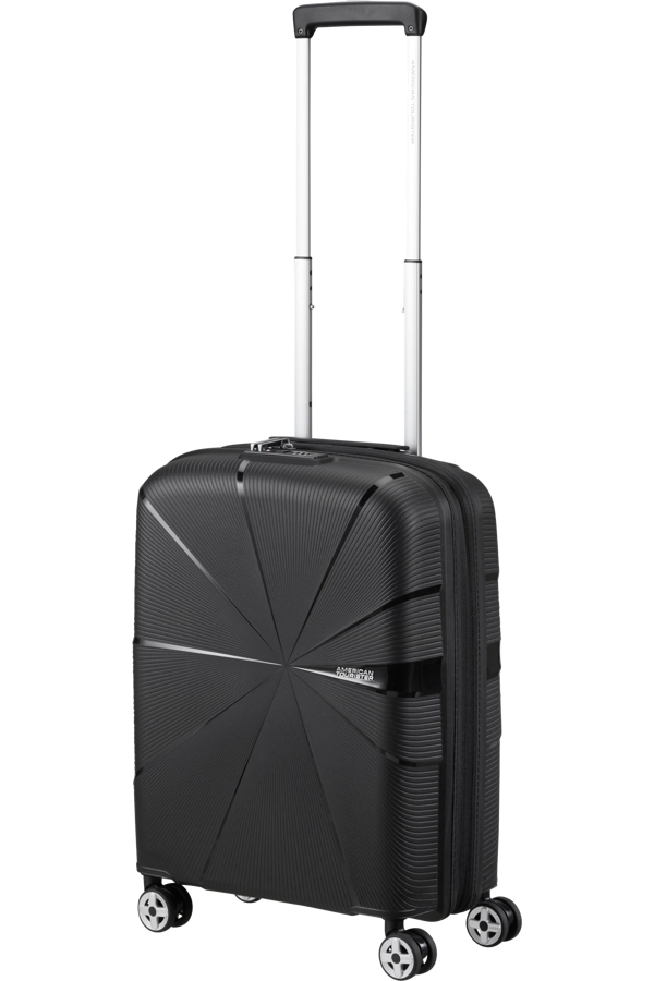 Mala de Cabine 55cm Expansível 4 Rodas Preta - StarVibe | American Tourister