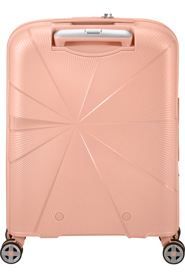 Mala de Cabine 55cm Expansível 4 Rodas Metalizada Pêssego - StarVibe | American Tourister