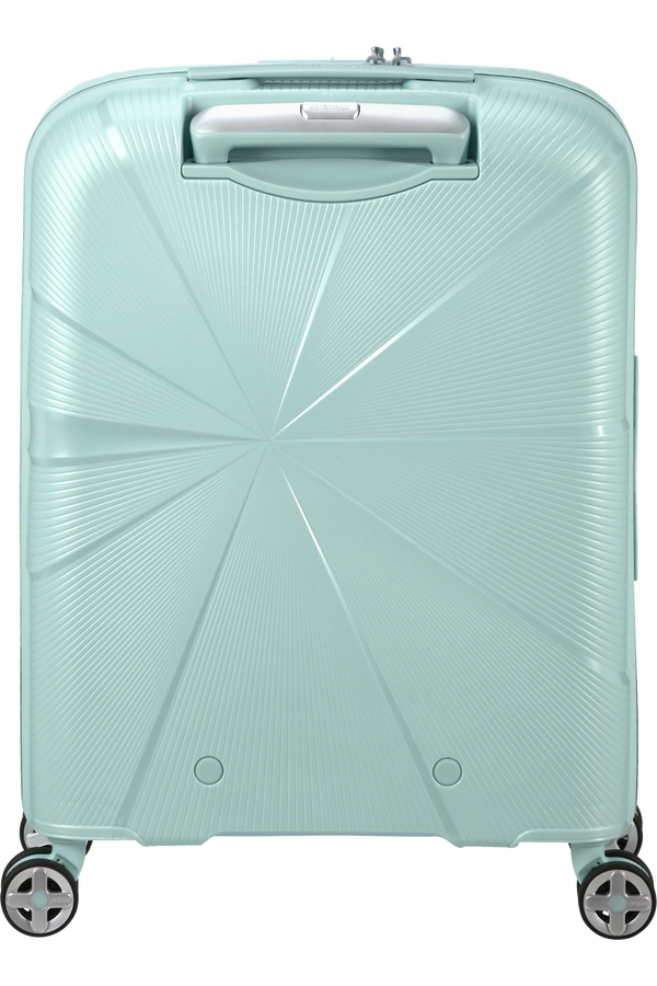 Mala de Cabine 55cm Expansível 4 Rodas Metalizada Azul Surf - StarVibe | American Tourister