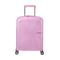Mala de Cabine 55cm Expansível 4 Rodas Metalizada Lavanda Pastel - StarVibe | American Tourister