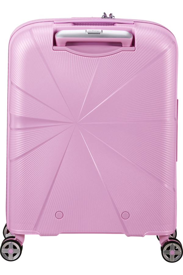 Mala de Cabine 55cm Expansível 4 Rodas Metalizada Lavanda Pastel - StarVibe | American Tourister