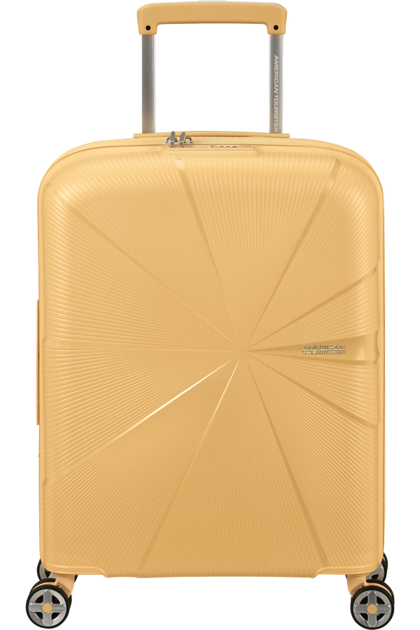 Mala de Cabine 55cm Expansível 4 Rodas Metalizada Banana - StarVibe | American Tourister