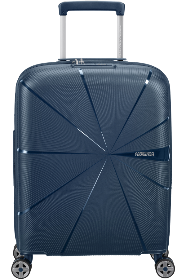 Mala de Cabine 55cm Expansível 4 Rodas Azul-Marinho - StarVibe | American Tourister