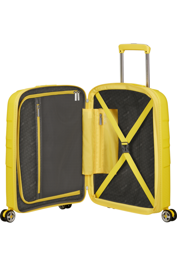 Mala de Cabine 55cm Expansível 4 Rodas Limão Elétrico - StarVibe | American Tourister