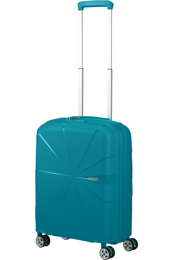 Mala de Cabine 55cm Expansível 4 Rodas Azul-Esverdeado - StarVibe | American Tourister