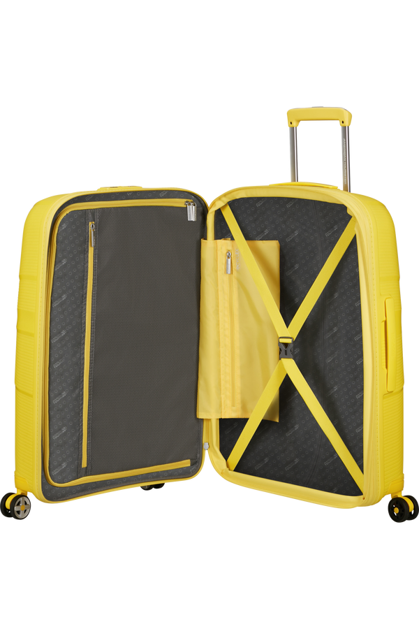 Mala de Viagem Média 67cm Expansível 4 Rodas Limão Elétrico - StarVibe | American Tourister