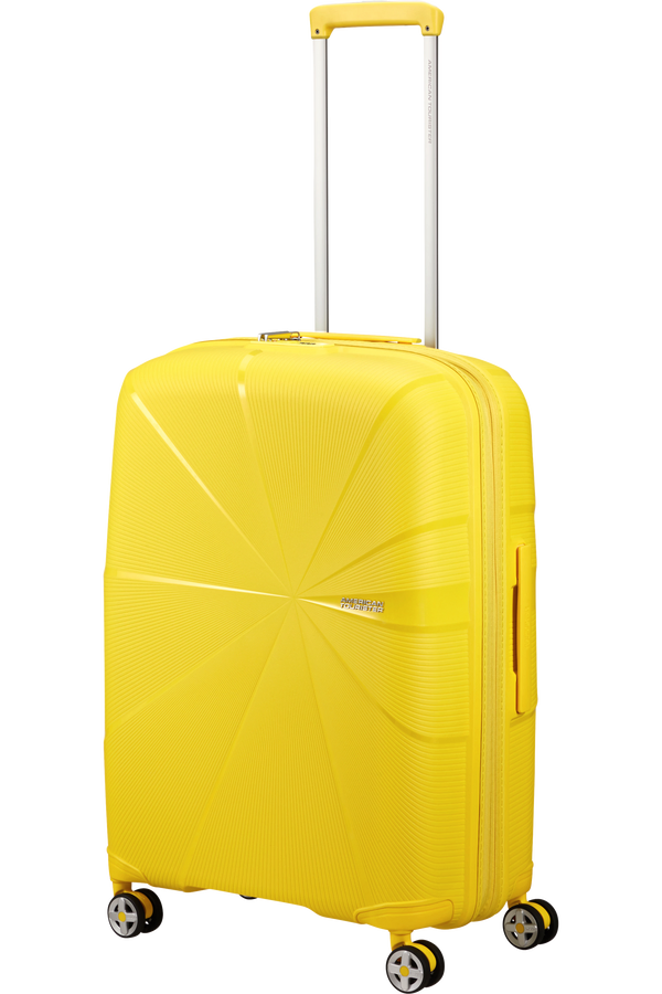 Mala de Viagem Média 67cm Expansível 4 Rodas Limão Elétrico - StarVibe | American Tourister