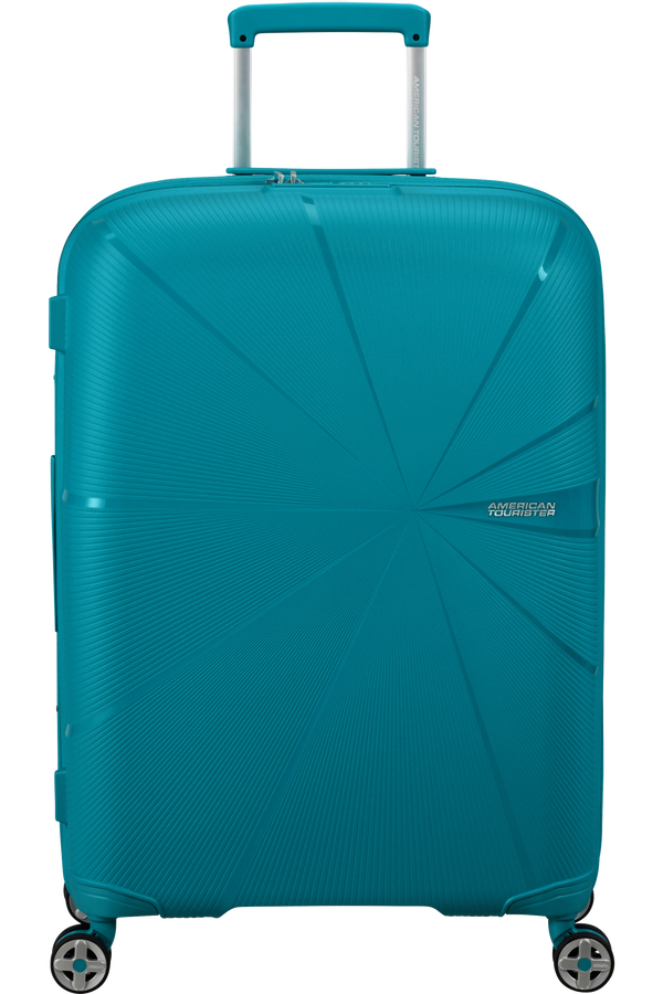 Mala de Viagem Média 67cm Expansível 4 Rodas Azul-Esverdeado - StarVibe | American Tourister