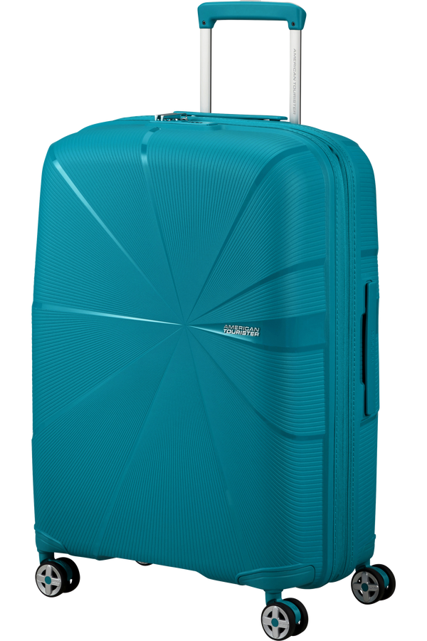 Mala de Viagem Média 67cm Expansível 4 Rodas Azul-Esverdeado - StarVibe | American Tourister