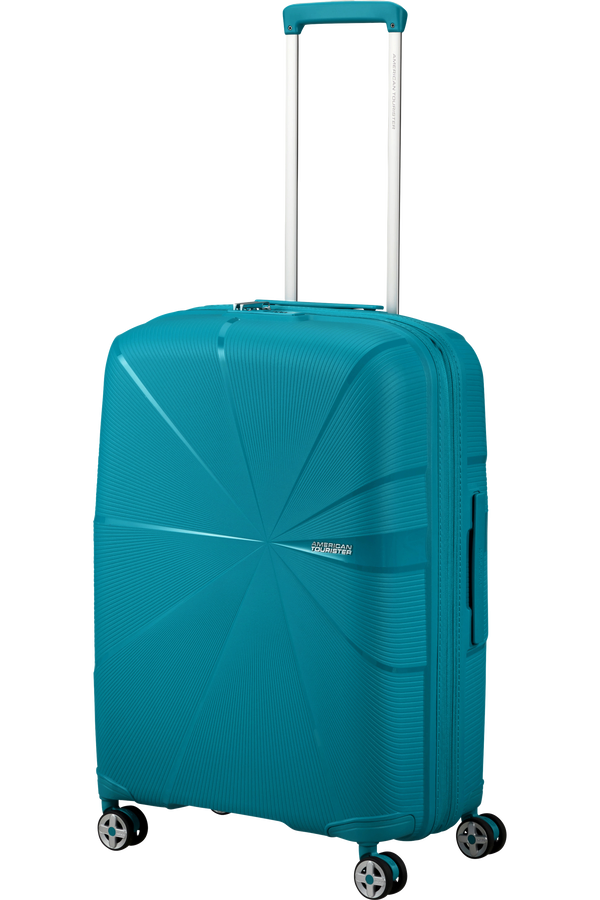 Mala de Viagem Média 67cm Expansível 4 Rodas Azul-Esverdeado - StarVibe | American Tourister