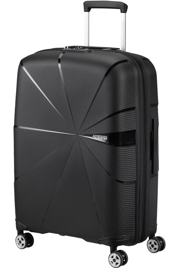 Mala de Viagem Média 67cm Expansível 4 Rodas Preta - StarVibe | American Tourister