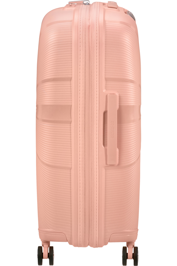 Mala de Viagem Média 67cm Expansível 4 Rodas Metalizada Pêssego - StarVibe | American Tourister