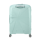 Mala de Viagem Média 67cm Expansível 4 Rodas Metalizada Azul Surf - StarVibe | American Tourister