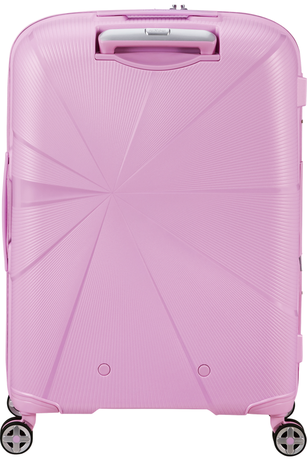 Mala de Viagem Média 67cm Expansível 4 Rodas Metalizada Lavanda Pastel - StarVibe | American Tourist