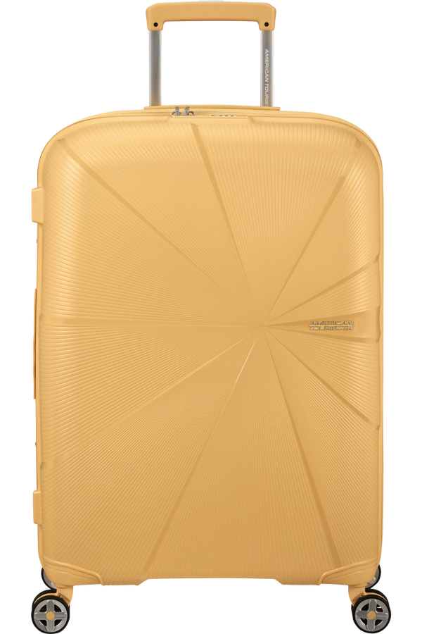 Mala de Viagem Média 67cm Expansível 4 Rodas Metalizada Banana - StarVibe | American Tourister