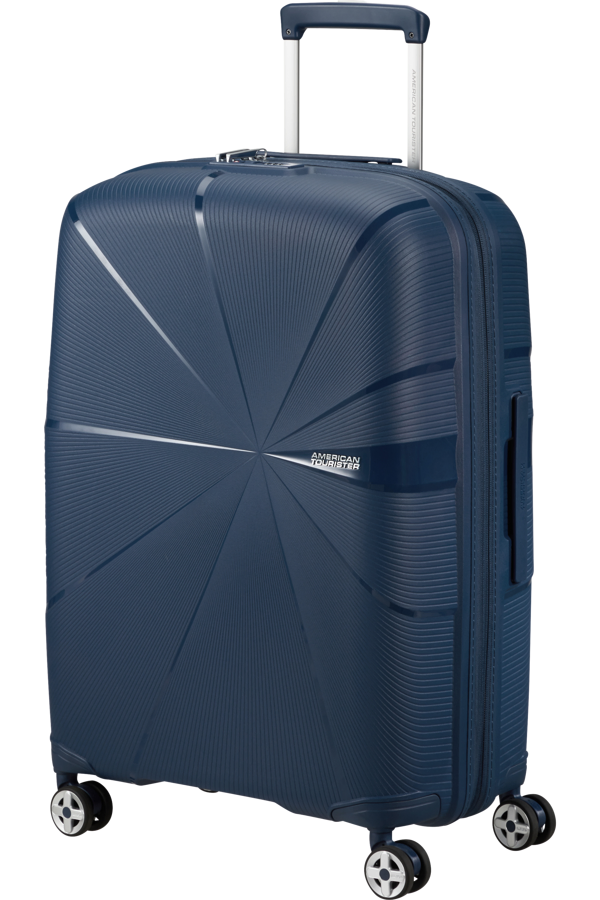 Mala de Viagem Média 67cm Expansível 4 Rodas Azul-Marinho - StarVibe | American Tourister