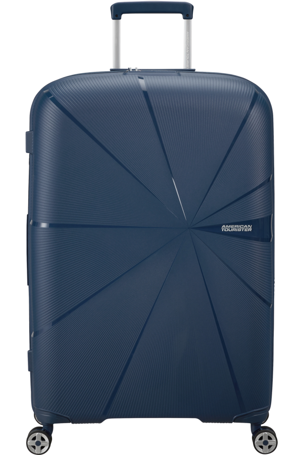Mala de Viagem Grande 77cm Expansível 4 Rodas Azul-Marinho - StarVibe | American Tourister