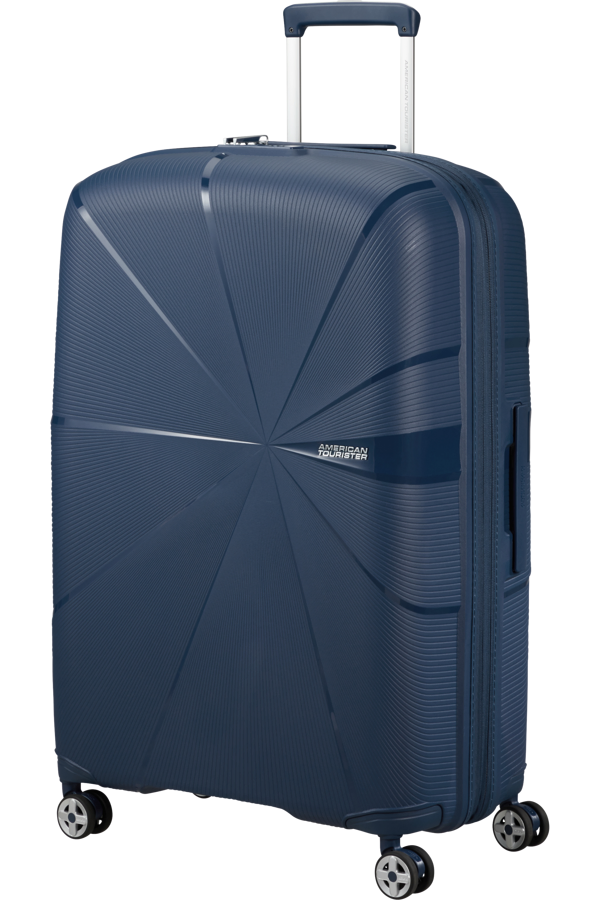 Mala de Viagem Grande 77cm Expansível 4 Rodas Azul-Marinho - StarVibe | American Tourister