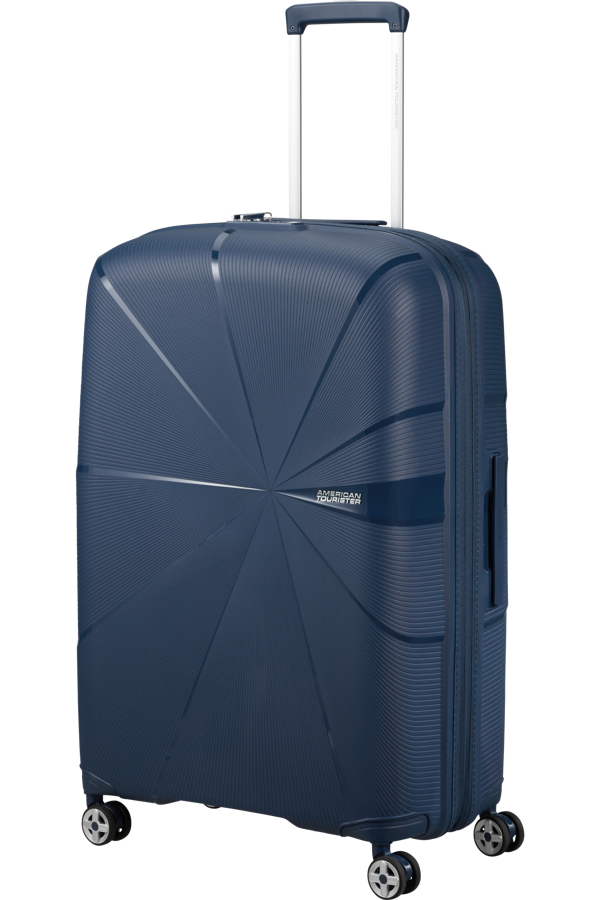 Mala de Viagem Grande 77cm Expansível 4 Rodas Azul-Marinho - StarVibe | American Tourister