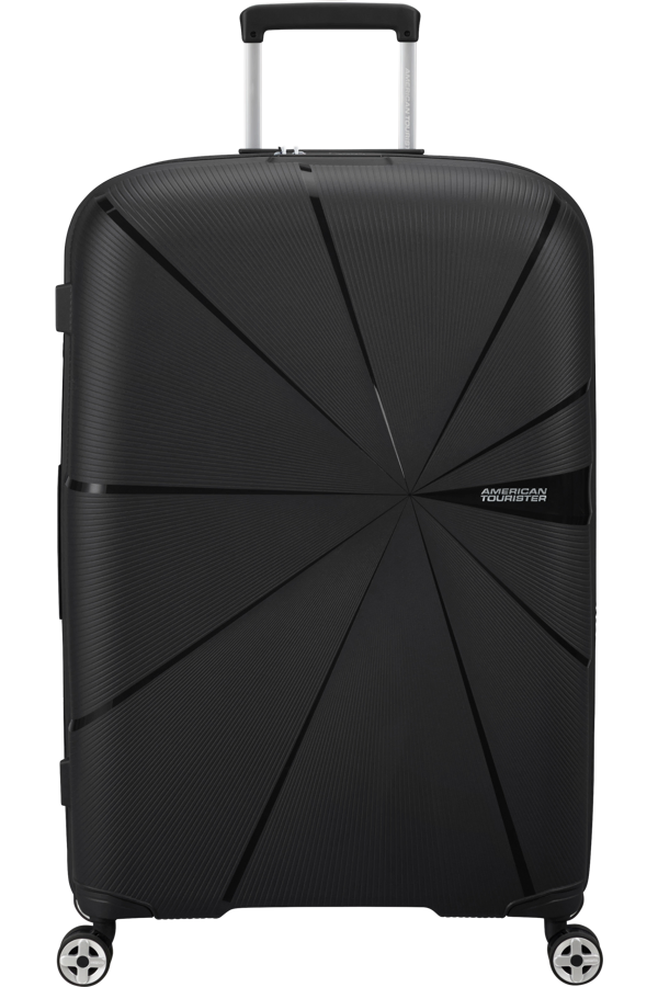 Mala de Viagem Grande 77cm Expansível 4 Rodas Preta - StarVibe | American Tourister