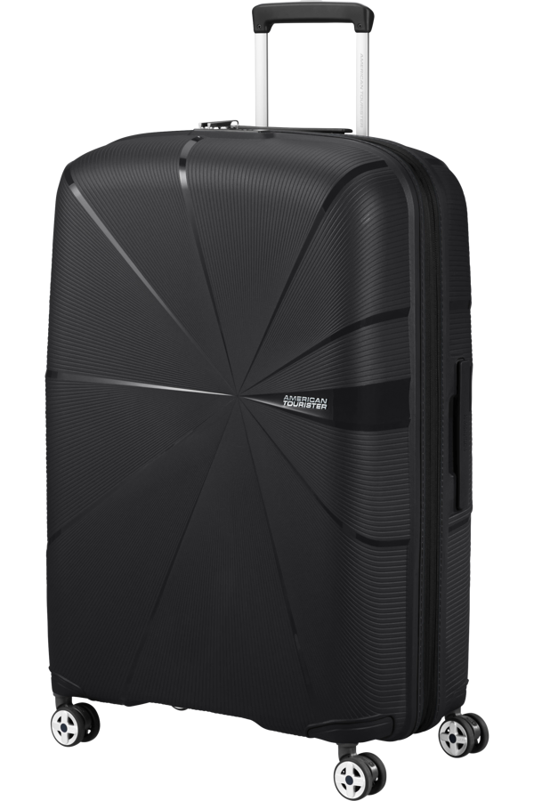 Mala de Viagem Grande 77cm Expansível 4 Rodas Preta - StarVibe | American Tourister