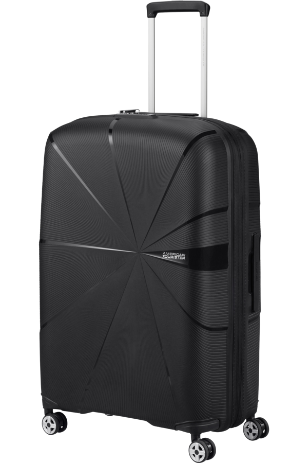Mala de Viagem Grande 77cm Expansível 4 Rodas Preta - StarVibe | American Tourister
