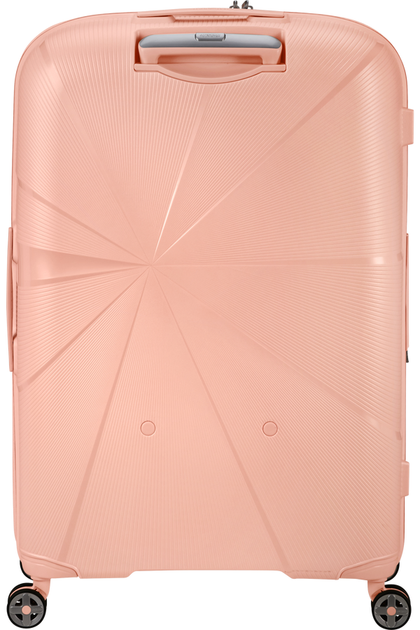 Mala de Viagem Grande 77cm Expansível 4 Rodas Metalizada Pêssego - StarVibe | American Tourister