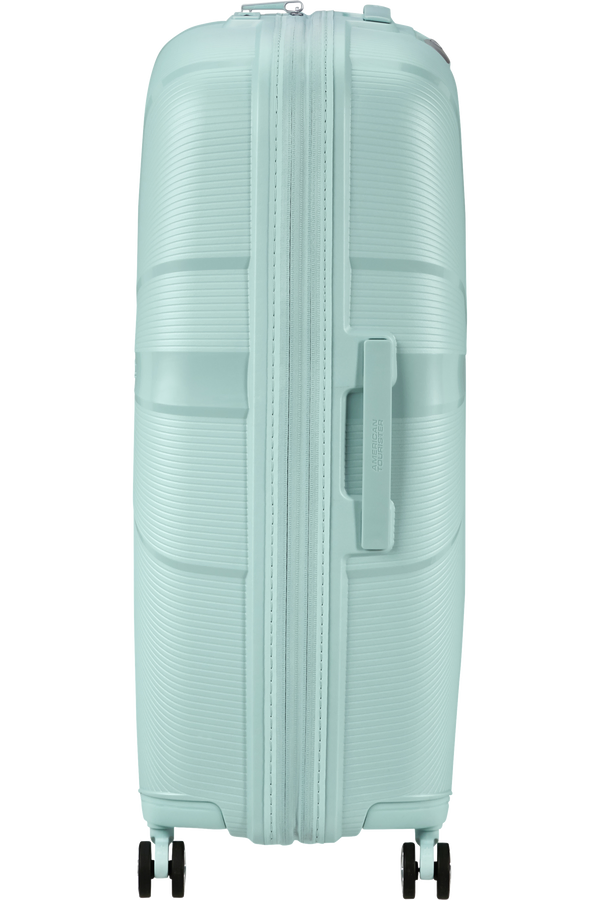 Mala de Viagem Grande 77cm Expansível 4 Rodas Metalizada Azul-Surf - StarVibe | American Tourister