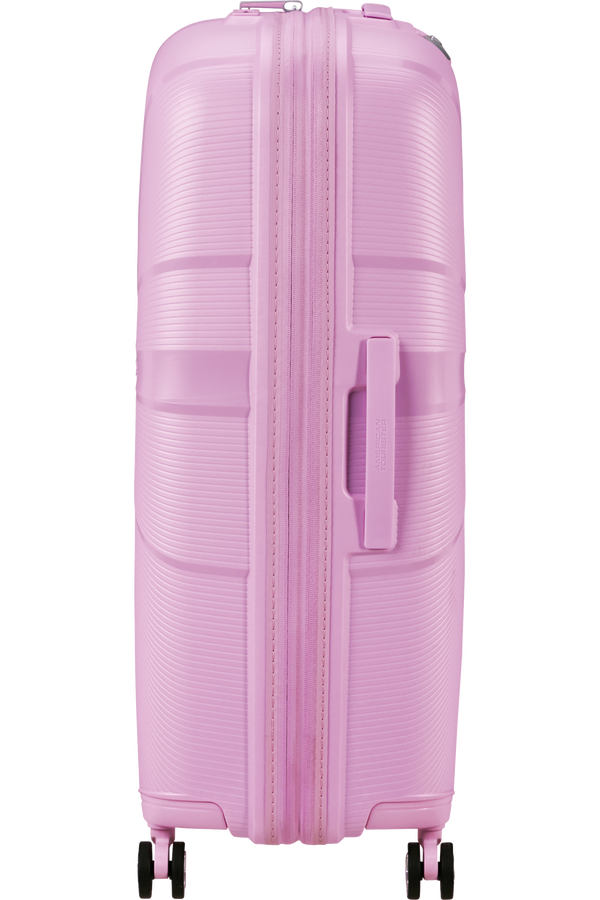 Mala de Viagem Grande 77cm Expansível 4 Rodas Metalizada Lavanda Pastel - StarVibe | American Touris