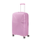 Mala de Viagem Grande 77cm Expansível 4 Rodas Metalizada Lavanda Pastel - StarVibe | American Touris
