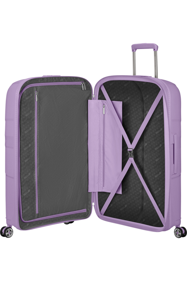 Mala de Viagem Grande 77cm Expansível 4 Rodas Lavanda Digital - StarVibe | American Tourister