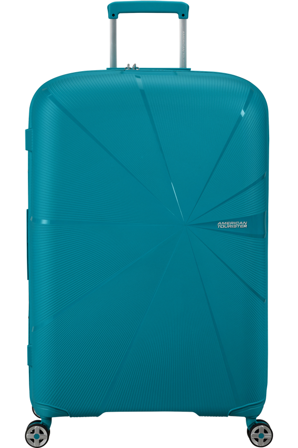 Mala de Viagem Grande 77cm Expansível 4 Rodas Azul-Esverdeado - StarVibe | American Tourister