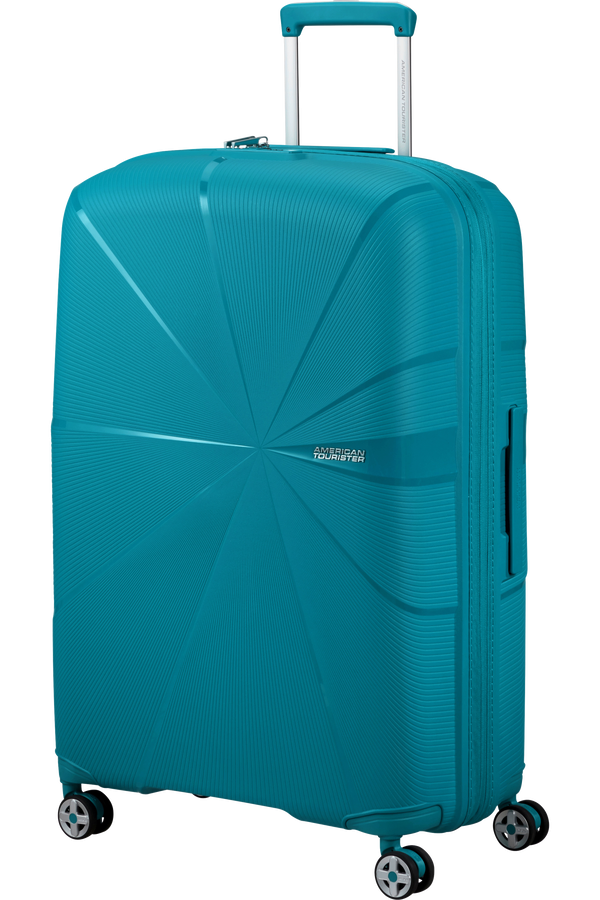Mala de Viagem Grande 77cm Expansível 4 Rodas Azul-Esverdeado - StarVibe | American Tourister