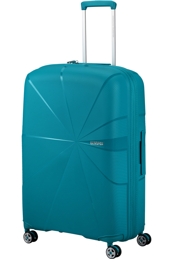 Mala de Viagem Grande 77cm Expansível 4 Rodas Azul-Esverdeado - StarVibe | American Tourister