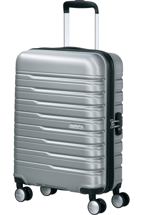 Mala de Cabine 55cm 4 Rodas Céu Prata - Flashline | American Tourister
