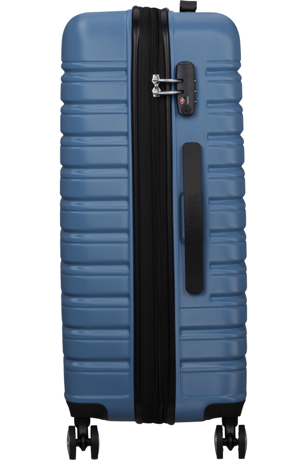 Mala de Viagem Média 67cm Expansível 4 Rodas Azul Coroa - Flashline | American Tourister