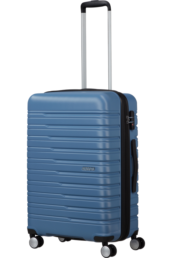 Mala de Viagem Média 67cm Expansível 4 Rodas Azul Coroa - Flashline | American Tourister