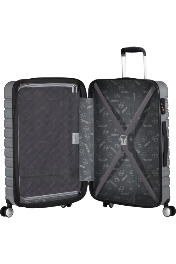 Mala de Viagem Média 67cm Expansível 4 Rodas Céu Prata - Flashline | American Tourister