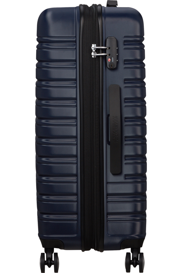 Mala de Viagem Média 67cm Expansível 4 Rodas Azul Tinta - Flashline | American Tourister