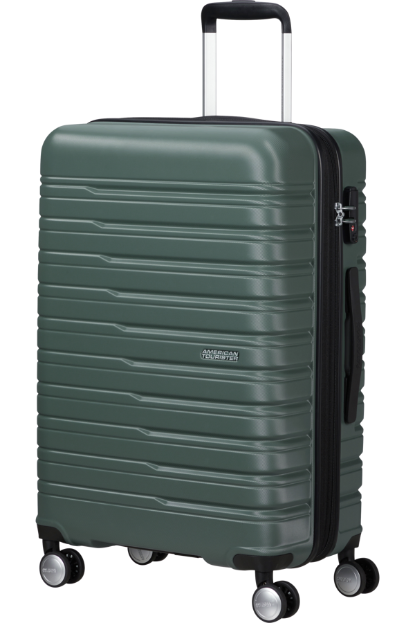 Mala de Viagem Média 67cm Expansível 4 Rodas Verde Floresta - Flashline | American Tourister