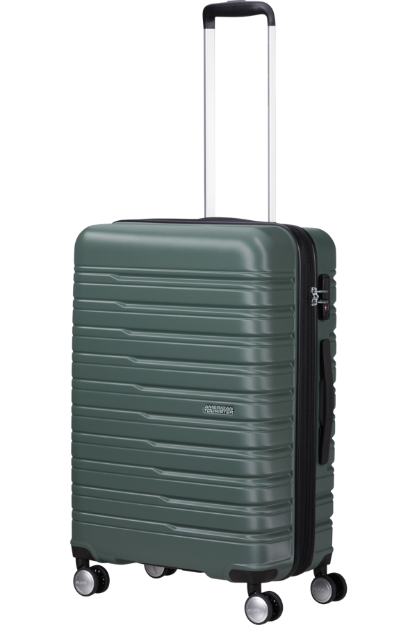 Mala de Viagem Média 67cm Expansível 4 Rodas Verde Floresta - Flashline | American Tourister