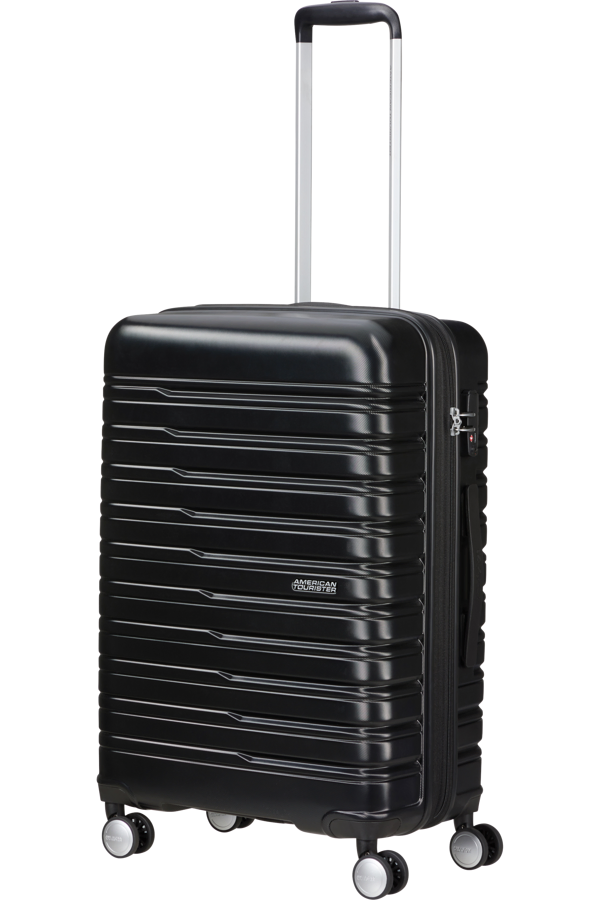 Mala de Viagem Média 67cm Expansível 4 Rodas Preto Sombra - Flashline | American Tourister