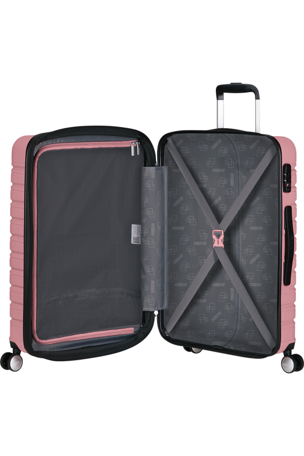 Mala de Viagem Média 67cm Expansível 4 Rodas Rosa-Lilás - Flashline | American Tourister